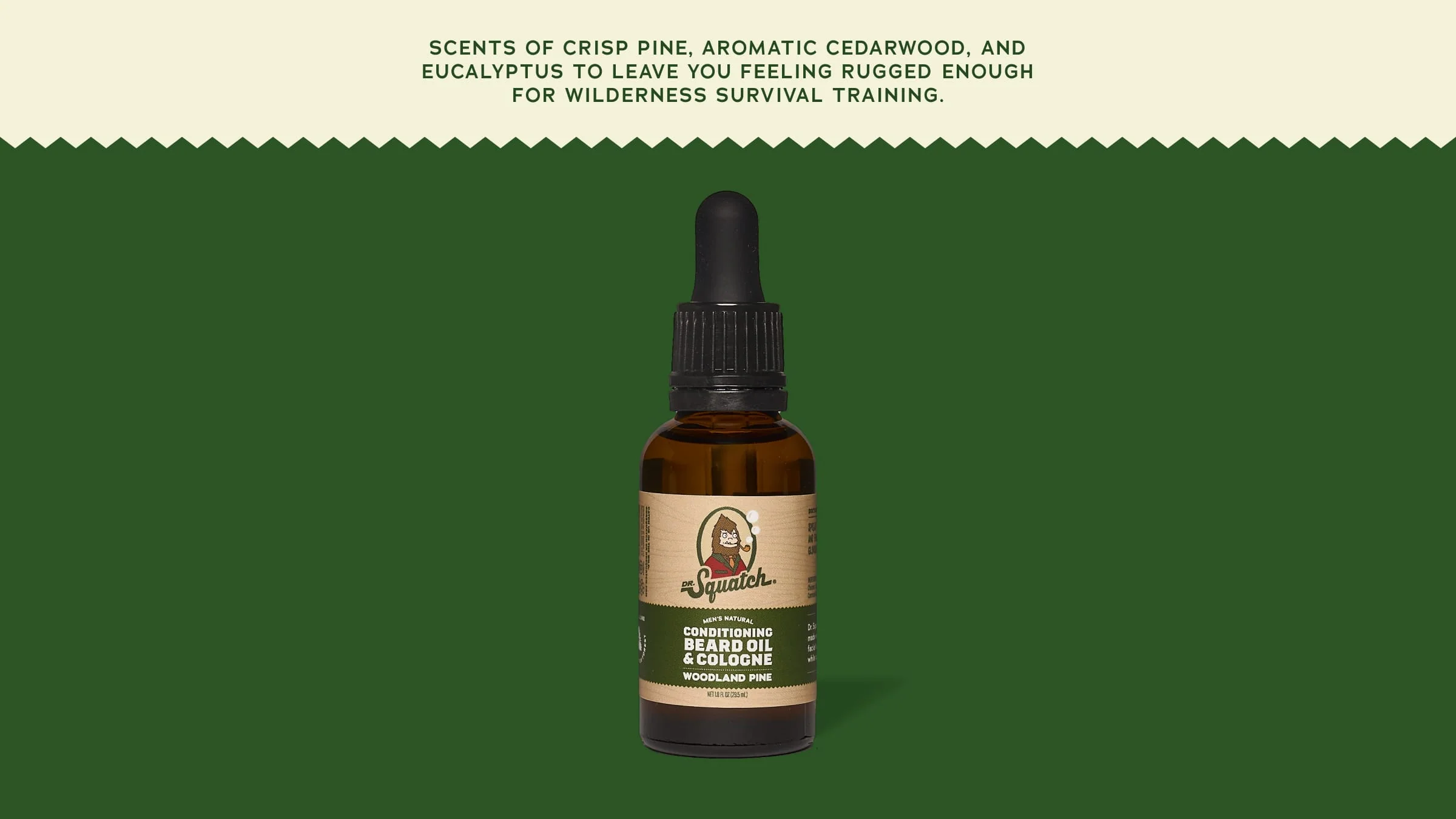 Conditioning Beard Oil & Cologne Woodland Pine - Image 5