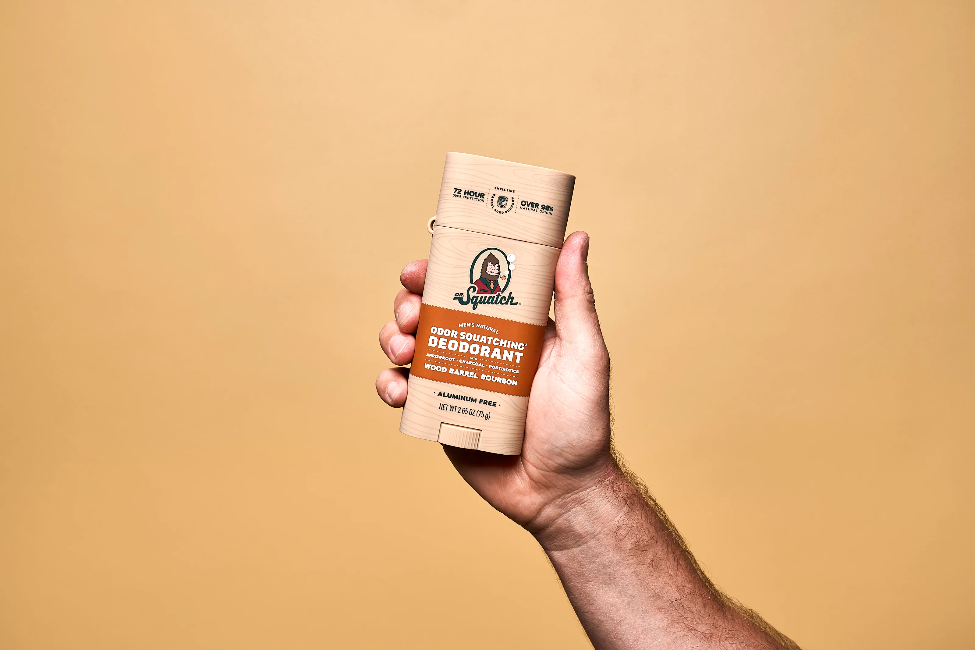 Wood Barrel Bourbon Deo Flask - Image 4